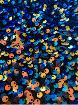 Stretch Sequin on Velvet Multicolor