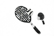 Embroidered Tennis Applique Black White Sequins Beads