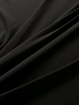 Black Stretch Crepe