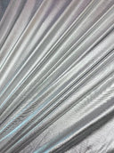 Shiny Silver Slinky Foiled Jersey