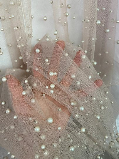 Pearl Tulle Nude