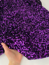 Purple Sequin on Velvet