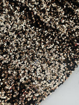 Gold Champagne Sequin on Velvet