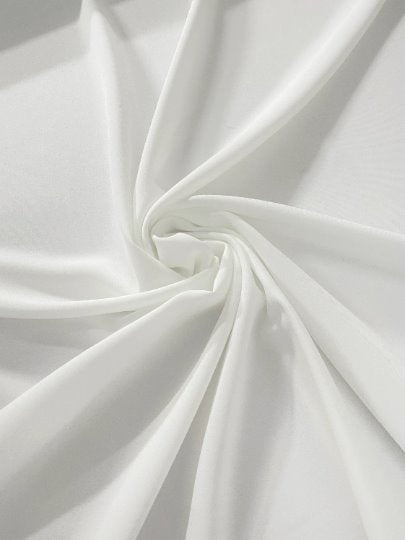 White Stretch Crepe