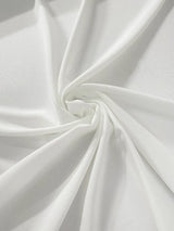 White Stretch Crepe