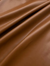 Brown Cognac 2-Way Stretch Faux Leather