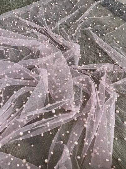 Pearl Tulle Baby Pink