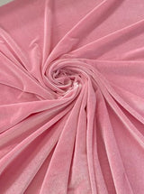 Stretch Velvet Princess Pink