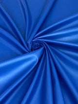 Stretch Faux Leather Royal Blue