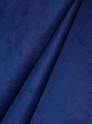 Navy Microsuede Faux Suede