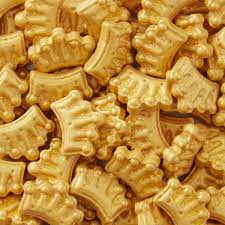 Wilton Golden Gold Crown Candy Sprinkle Pouch