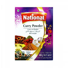 NATIONAL   CURRY  POWDER 400G
