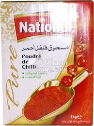National Chilli Powder Extra Hot 1Kg