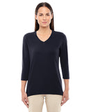 Ladies' Perfect Fit Bracelet-Length V-Neck Top
