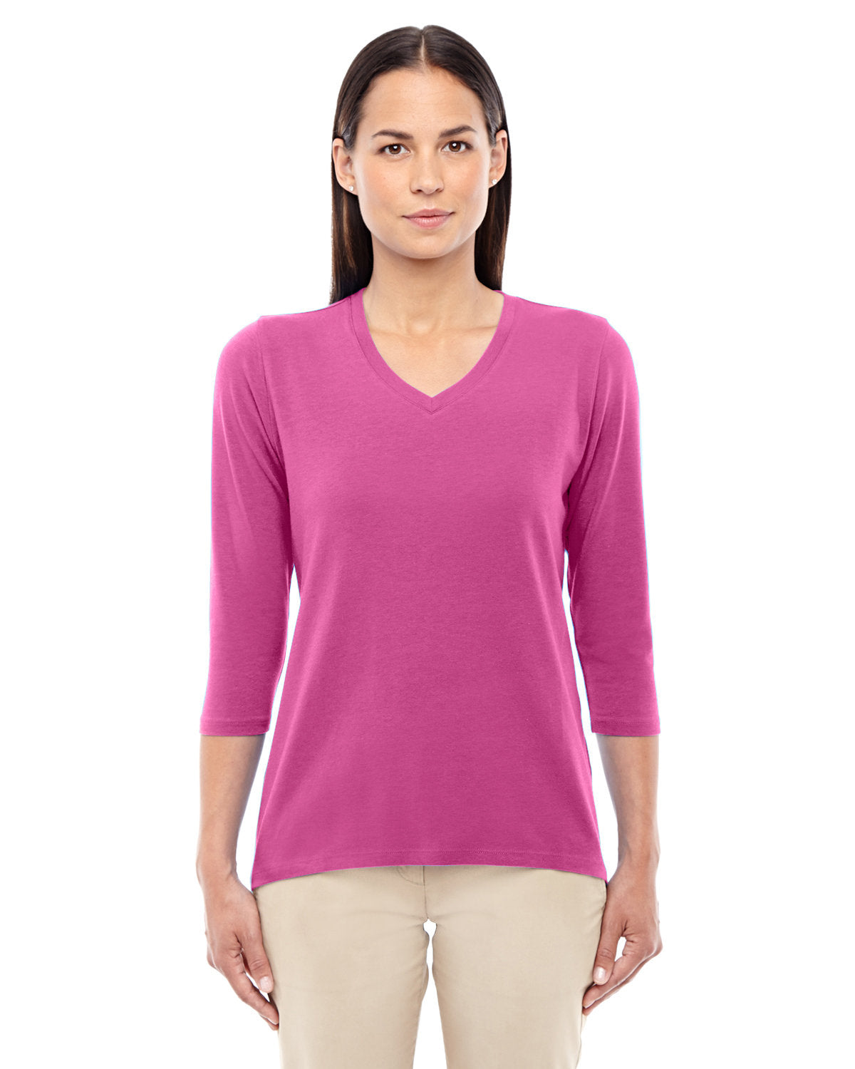 Ladies' Perfect Fit™ Bracelet-Length V-Neck Top