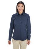 Ladies' Perfect Fit Half-Placket Tunic Top