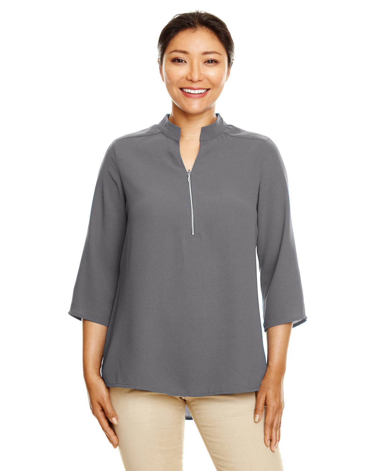 Ladies' Perfect Fit™ Three-Quarter Sleeve Crepe Tunic