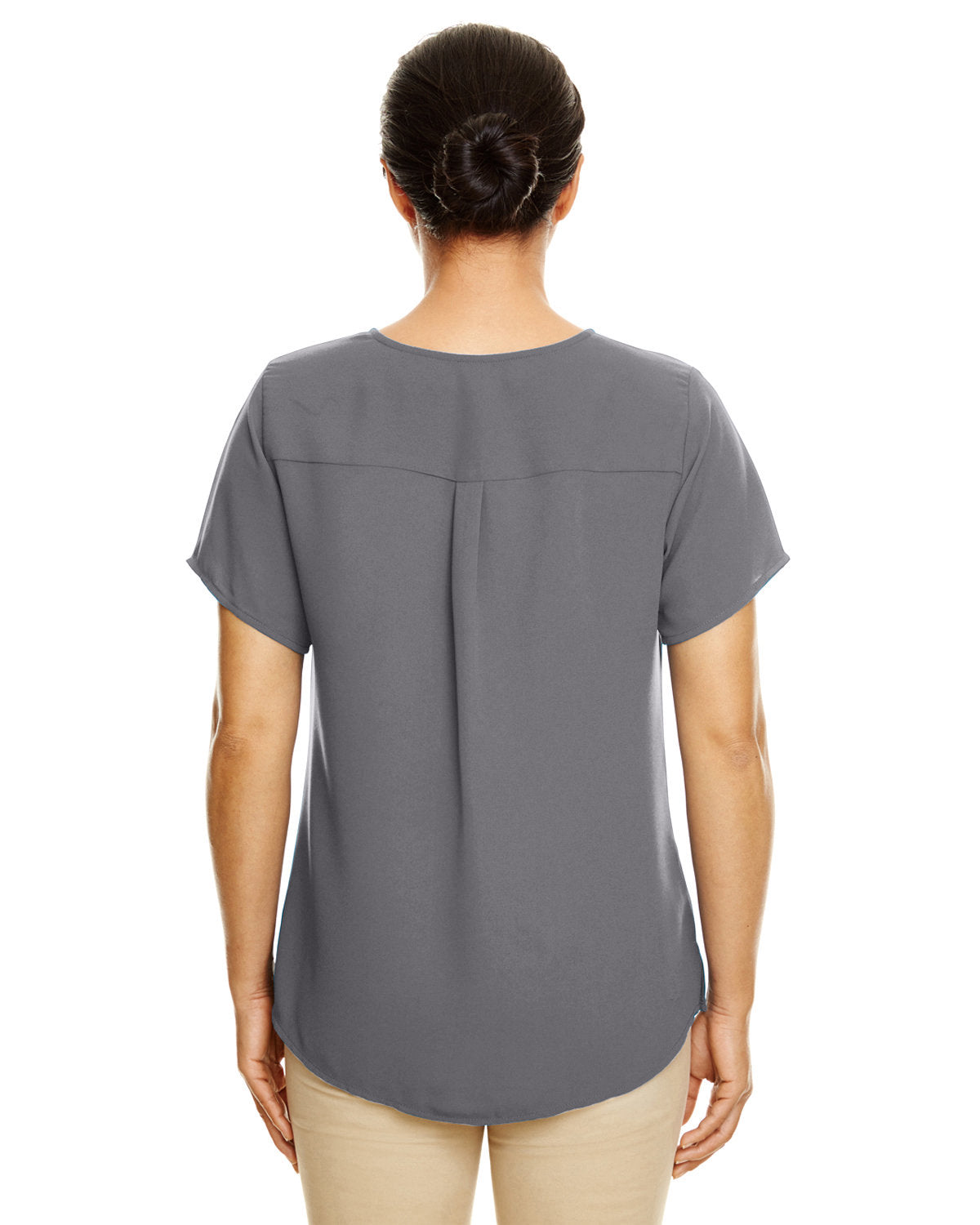 Ladies' Perfect Fit™ Short-Sleeve Crepe Blouse