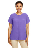Ladies' Perfect Fit Short-Sleeve Crepe Blouse