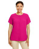 Ladies' Perfect Fit Short-Sleeve Crepe Blouse