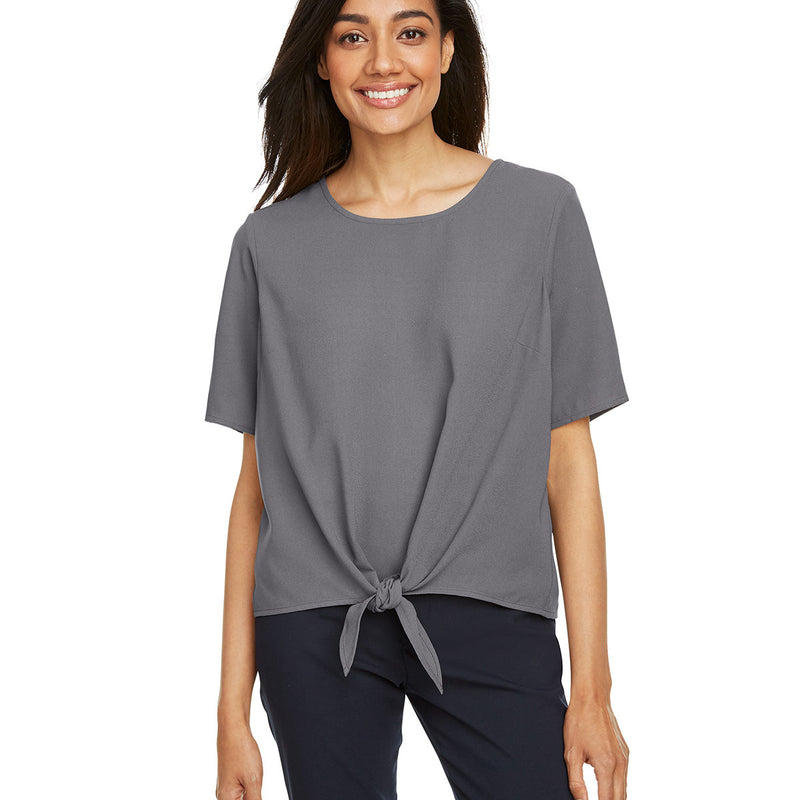 Ladies Perfect Fit Tie-Front Blouse