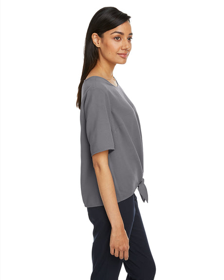 Ladies Perfect Fit Tie-Front Blouse
