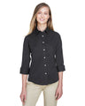 Ladies' Perfect Fit™ Three-Quarter Sleeve Stretch Poplin Blouse