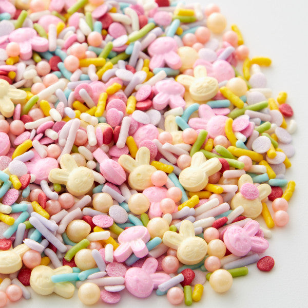 Wilton Bright Bunny and Jimmies Easter Sprinkles Mix, 3.98 oz.