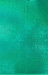 Dragon Skin Foil Stretch Velvet Fabric - Iridescent Snake Print, 58" Width (1 Yard)