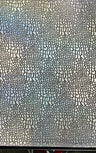 Dragon Skin Foil Stretch Velvet Fabric - Iridescent Snake Print, 58" Width (1 Yard)