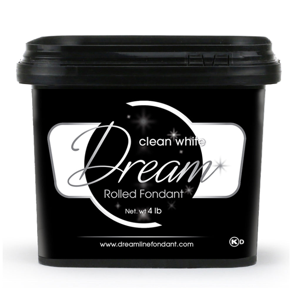 Dream Clean White Chocolate Based Fondant, 4 Lbs