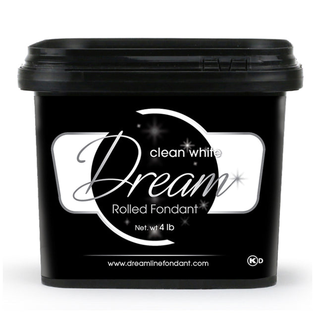 Dream Clean White Chocolate Based Fondant, 4 Lbs