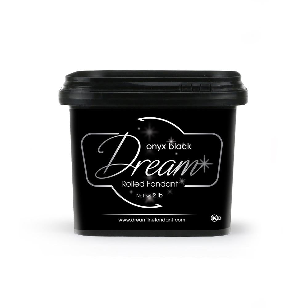 Dream Onyx Black Chocolate Based Fondant, 2 Lbs