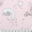 Minky Fabric Digital Cuddle Blush Dream Big 58-60"