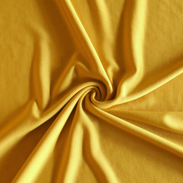 Dri-Fit Midweight Lycra Jersey Knit Fabric - Gold Dart