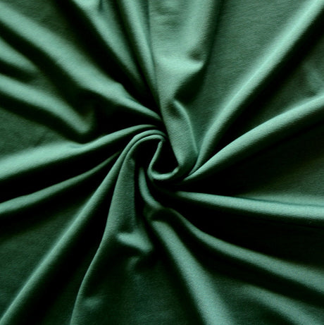 Athletic Dri-Fit Polyester Jersey Knit Fabric in Gorge Green