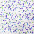 Purple Mini Flower Poly Cotton Fabric