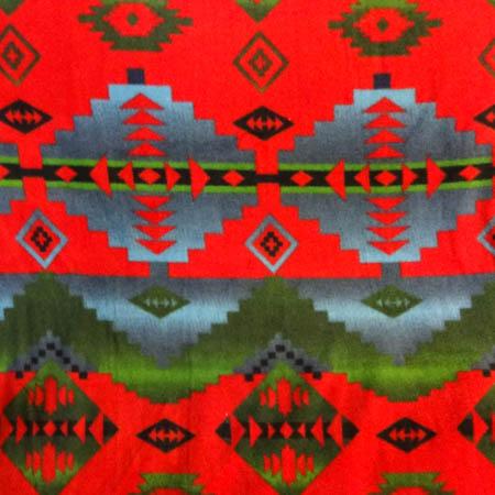Navajo Indian Native American Print Anti Pill Fleece Fabric,