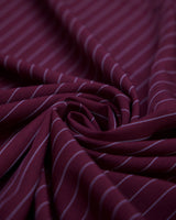 Pin Stripe Suiting Burgundy