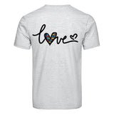 DTF Heat Transfer - Autism Love - 10"
