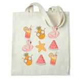 DTF Heat Transfer - Beach Bar Icons 10"