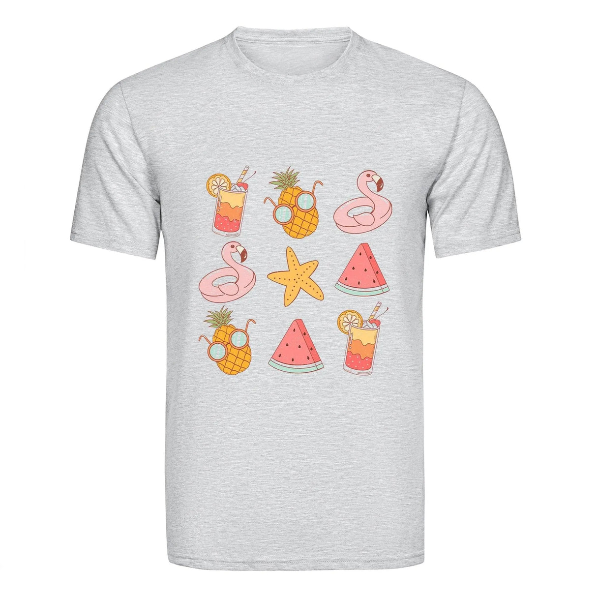 DTF Heat Transfer - Beach Bar Icons 10"