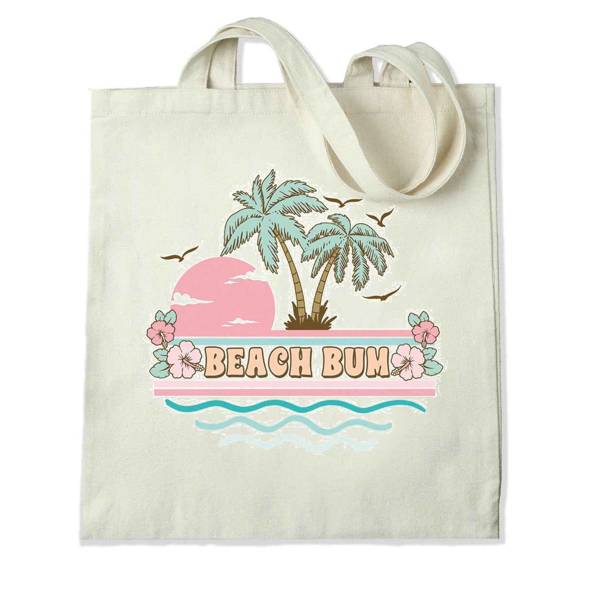 DTF Heat Transfer - Beach Bum Palm Trees 10"