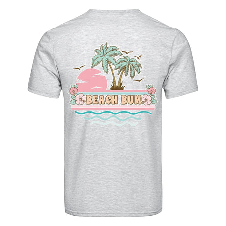 DTF Heat Transfer - Beach Bum Palm Trees 10"