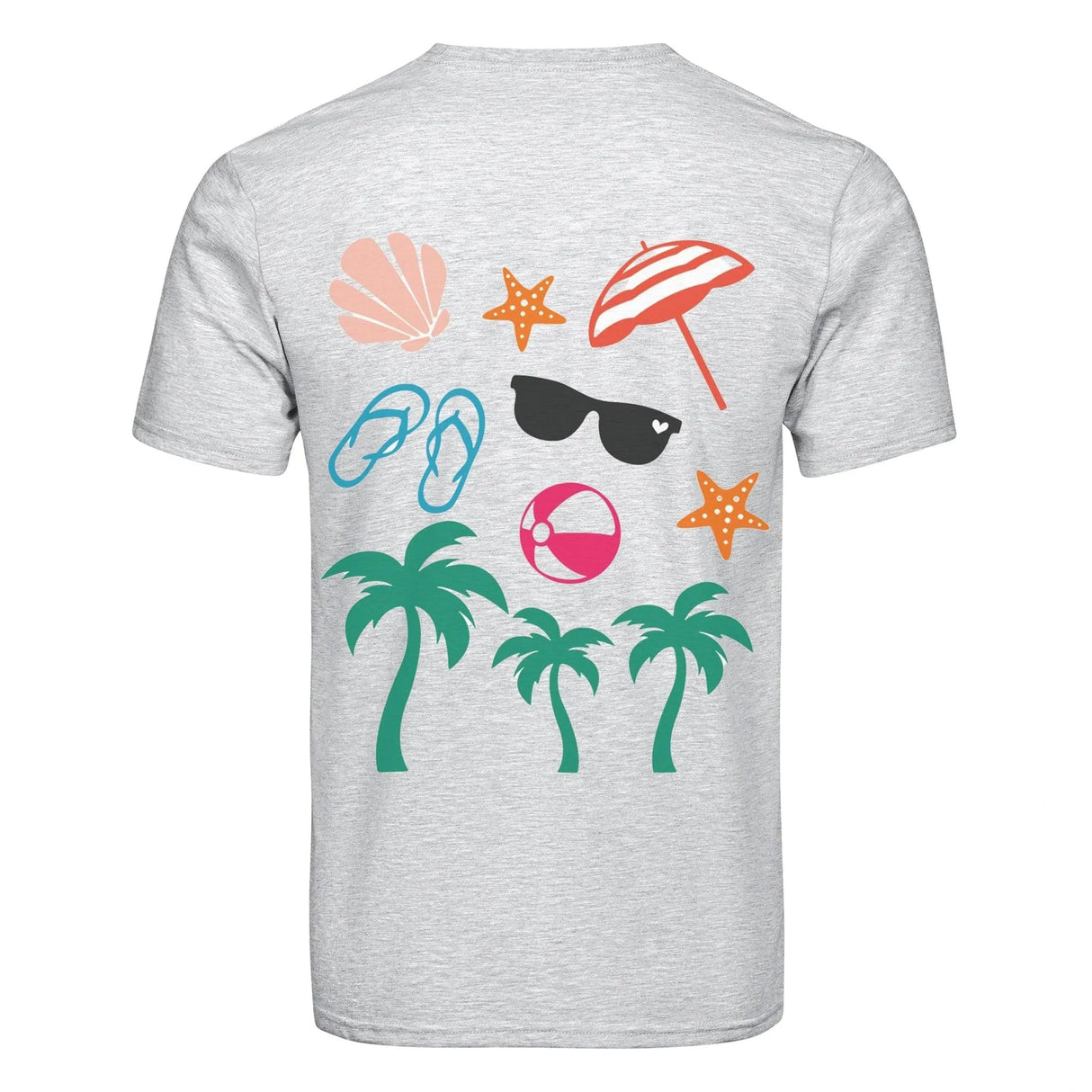 DTF Heat Transfer - Beach Icons 10"