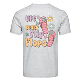 DTF Heat Transfer - Better In Flip Flops 10"