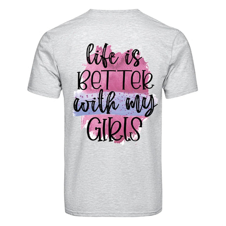 DTF Heat Transfer - Better With My Girls 04"