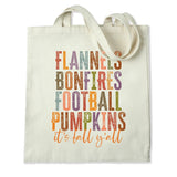 DTF Heat Transfer - Bonfire Football Pumpkins 10"