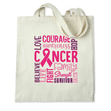 DTF Heat Transfer - Cancer Courage 10"
