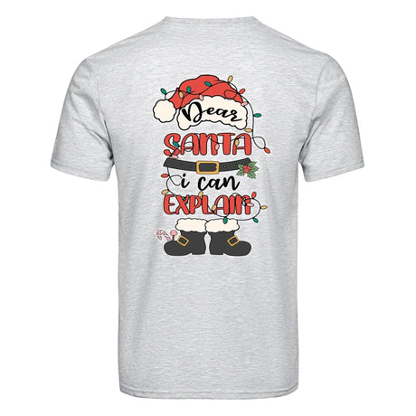 DTF Heat Transfer - Dear Santa I Can Explain 10"
